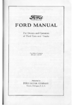 1924 Ford Manual Dec