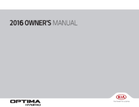 2016 KIa Optima Hybrid OM