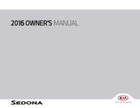 2016 Kia Sedona OM